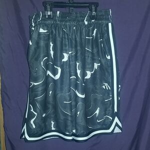 Nike Dri-Fit Black and White Athletic Shorts